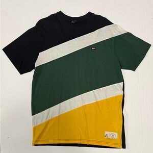 South Pole Vintage Y2K Men's Tee Shirt Size XL Black Yellow Green  (0126) A4